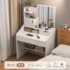 Tocador pequeño, tocador moderno simple para dormitorio, para apartamentos pequeños, nuevo modelo 2026, mesa de maquillaje simple para viviendas de alquiler