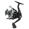Carrete de Pesca Giratorio de Metal con Distancia de Lance Ultra Larga, Carrete de Pesca con Brazo Plegable, Alto Rendimiento Costo-Beneficio, Modelos 1000~7000, Carrete para Caña de Lance