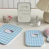 Espelho Dobrável Pequeno Floral Vintage Estilo Ins Dormitório de Estudante Espelho de Maquiagem para Casa Espelho de Mesa para Maquiagem Espelho Portátil