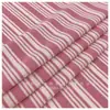 314 # Malha Piqué Quarto Duplo Tecido de Algodão Poliéster 180g Listrado Tecido Esportivo Feminino Camiseta Casual Listrado Jersey