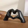 Estilo Escandinavo Simple Manualidades de Vinilo Adornos en Forma de Corazón Decorados a Mano Adornos para el Hogar Sala de Estar Dormitorio Escritorio