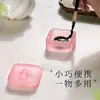 Cartucho de tinta de esmalte de color Fulu con tapa no se seca fácilmente tinta humectante caligrafía pintura tradicional china piedra de tinta estanque de tinta puede contener tinta y agua