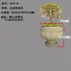 Vaso de Flores Romano Estilo Europeu Retrô, Vaso de Grande Diâmetro, Vaso para Plantas, Vaso Alto de Chão, Decoração de Pátio Jardim Varanda