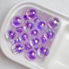 16mm de alta qualidade uv superfície de corte doce coração discoteca pulando contas buraco reto frisado diy celular cadeia chaveiro material acessórios de jóias