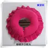 Almohada Larga para Salón de Belleza, Almohada en Forma de O, Almohada con Agujero para Cabecera, Almohada Facial Redonda, Extraíble y Lavable, Venta Directa del Fabricante