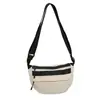 Bolso Pequeño Cruzado para Hombres y Mujeres, Nuevo de Moda Versátil Casual Moda Ins Deportes Estudiante Bolso de Lona Pequeño Bolso de Hombro