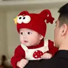 Gorro para Niños Estilo Otoño e Invierno Gorro de Lana a Prueba de Viento para Bebé Tejido Grueso Cálido Lindo y Divertido Gorro Pullover para Niños y Niñas