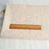 Tela Jacquard de Algodón Puro a Cuadros con Pequeños Patrones Florales de Dibujos Animados Japoneses y Coreanos para Ropa Infantil, Cortinas, Vestidos y Materiales de Bricolaje