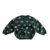 Hermosos y Versátiles ~ Prendas de Punto para Niños, Estilo Coreano Otoño e Invierno Estampado de Lunares, Jerseys de Punto Modernos Retro para Hombre y Mujer