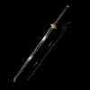 Cidade de Longquan Zhoujiang Espada Espada Longa de Peça Única Espada Reta Ninja Lâmina Japonesa Espada Iai Presente Comércio Exterior Sem Fio