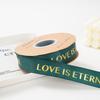 Hilo de Bronce Letra Flor Empaque con Cinta Cálida en Inglés Floración Flor Arte Material Caja para Pastel de Cumpleaños Cuerda para Atar