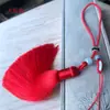 Novo Pingente de Jade DIY Pingente de Franja Pendurado Pingente de Carro Franja de Seda Conjunto de Franjas