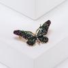 Atacado moda coreana borboleta broche liga strass roupas cardigan casaco acessórios criativo moda inseto broche