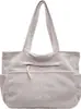 Bolsa de Veludo Transfronteiriça Novo Produto Feminina Grande Capacidade 2025 Nova Bolsa Carteiro Bolsa de Trabalho Bolsa de Ombro Diagonal para Estudantes