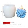 Vela Perfumada de Lã com Nó de Três Fios Molde de Silicone Vela de Bola de Lã DIY Ornamento de Cola para Vela Forma de Bolo
