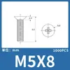 Parafusos de Nylon Phillips com Cabeça Escareada Parafusos Plásticos Parafusos de Nylon Parafusos com Cabeça Escareada Isolados Branco