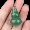 Accesorios de Colgante de Calabaza de Cristal Natural de 30 mm para Manualidades Jade Ágata Piedra Colgante Pequeño de Calabaza Joyería Cristal Blanco