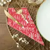 Servilletas Navideñas Personalizadas Transfronterizas Coloridas 33cm Tres Capas Engrosadas 20 Servilletas Impresas para Fiesta Navideña
