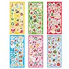 Adesivos para Scrapbook de Crianças de Novo Produto Transfronteiriço 12 Conjuntos Fofos de Desenho Animado Adesivos à Prova d'Água para Crianças