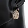 Deseo pendiente de clip de gota full diamond más vendido cadena de garra pendientes de joyería fabricantes precio bajo al por mayor E601