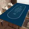 Tapete para Mesa de Póker Texas Hold'Em con Base de Goma Antideslizante, Tierra de Diatomeas, Formas Cuadradas y Redondas, Tapete para Juego de Texas Hold'Em, Exclusivamente para Ventas Transfronterizas