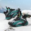 Sapatos Infantis para Meninos, Novo Estilo Inverno 2026, Sapatos Grossos de Algodão com Forro de Lã para Crianças, Sapatos Esportivos Duplos de Algodão para Crianças Médias e Grandes