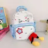 Linda Mochila de Gato de Dibujos Animados para Estudiantes Energéticos de Primaria, Adecuada para Niños y Niñas de 3 a 6 Años, Perfecta para Salidas de Verano, Elegante y Ligera