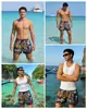 Shorts de Praia Dupla Camada Anti-Exposição Masculino Calção de Natação Shorts de Surf Tamanho Grande Férias em Fonte Termal Calções Casuais Masculinos em Estoque