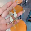 Pendientes de Borla Geométricos Irregulares de Personalidad Coreana 2023 Temperamento Estilo Frío Zirconia Cúbica de Alta Calidad de Moda