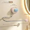 Suporte de Ventosa Dopamina para Guardar Elásticos de Cabelo Acessórios de Cabelo Presilhas de Cabelo Tiara Elásticos de Cabelo Ganchos Artefato de Armazenamento para Casa Banheiro Joias