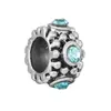 Pulseira Panjia Contas Amor Duas Cores Feliz Aniversário Pingente Comemorativo Contas com Zircônia Dia dos Namorados Acessórios de Joia