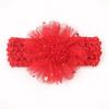 Nuevos Accesorios para el Cabello de Bebé Calados Pañuelo para la Cabeza de Flor de Color Caramelo para Niños Europeos y Americanos Accesorios Suaves para el Cabello de Bebé para las Cuatro Estaciones en Stock