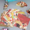 Papel de origami de colores 15cm papel para manualidades con estampados, papel especial para origami infantil, material de dos colores, papel educativo, estilo antiguo, otros