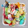 Bolsa de la Suerte Supermercado DIY Accesorios de Resina Juguete de Comida Taza Tienda de Conveniencia en Miniatura Bebida DIY Botella Pequeña de Licor Juguete Paquete Mixto