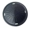 Molde Redondo para Hornear de 30 cm Molde para Hornear Estilo Coreano Molde Antiadherente de Piedra Maifan Portátil para Uso Doméstico y al Aire Libre Plato para Barbacoa de Estufa de Cassette