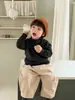 Roupas de Bebê Outono 2026 Novas Peças de Outono Tricô Infantil Estilo Coreano Roupas Infantis Estilo Outono Suéteres Pulôver para Meninos e Meninas