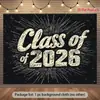 Nuevo Tela de Fondo de Temporada de Graduación Transfronteriza en Serie Rosa y Dorada para Decoración de Fiesta de Temporada de Graduación y Tela Colgante para Fondo de Foto
