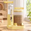 Comedouro para Animais de Estimação Pequenos Hamster Dispensador de Água Dois em Um à Prova de Vazamento Anti-Tombamento Caixa de Comida Anti-Empurrão Suprimentos para Animais