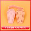 Cortadores de Biscoito Série Halloween Fantasma Abóbora Desenho Animado 3D Cortador de Biscoito Argila DIY Morcego Impressão de Simulação
