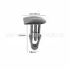 Clip de fijación soporte de nailon remache decorativo adecuado para coche Toyota hebilla de placa decorativa clip de sujeción de plástico