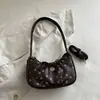 Bolsa fofa de grande capacidade estilo coreano, nova moda outono 2026 bolsa de ombro, bolsa de axila simples e estilosa para o dia a dia