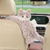 Caja de Pañuelos para Coche Tipo Colgante Creativa Linda Dibujos Animados Bolsa Colgante para Respaldo de Asiento de Coche Caja de Pañuelos Suministros para el Interior del Coche