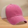 Gorra de Béisbol Lavada Vintage de Malla Transpirable con Protección Solar de Verano para Mujer, Estilo Europeo y Americano, Gorra Solar Bordada con Logo Personalizado para Hombre
