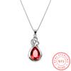 Novo Pingente Quadrado de Diamante com Gema Esmeralda em Prata Esterlina S925 Kaicheng Colar de Zircônia Colorida Tesouro Vintage Europeu e Americano para Mulheres