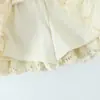 Ropa de Mujer al por Mayor Transfronteriza Estilo Europeo y Americano Verano Nuevo Color Sólido Adorno de Encaje Ajuste Ceñido Tejido Bodycon Falda