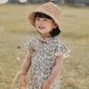 Vestido Cheongsam de Verano 100% Algodón Puro para Niñas Nuevo Estilo Chino Falda Nuevo Cheongsam de Estilo Chino para Niños