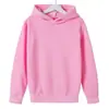 Sudadera para niños, nuevo suéter casual de color liso para otoño e invierno para niños y suéter de manga corta para niñas