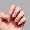 Serie Estrella y Luna Uñas Portátiles de Moda Mocha Dulce Blanco que Realza Aurora Diamante Triturado Perla Puro Deseo Manicura