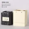 Latas de té latas de hierro cáscara de mandarina té a granel grande un catty latas vacías 500g Caja de té Longzhu Xiaoqing naranja caja de hierro