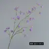 Decoración de Alto Nivel con Sauce de Nieve Artificial y Orquídea Phalaenopsis para Sala de Estar, Mesa de Comedor y Arreglos de Boda, Decoración de Arreglo de Flores Artificiales